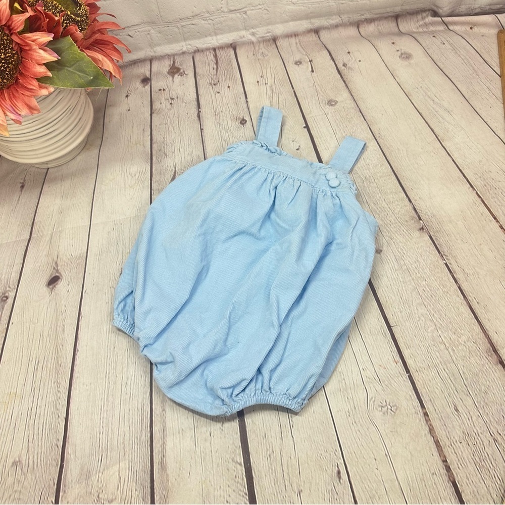 Little English corduroy ruffle bubble Baby Outfit 6M 100% cotton coquette girl